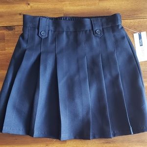 IZOD-Navy Regular Easy Care uniform Skort